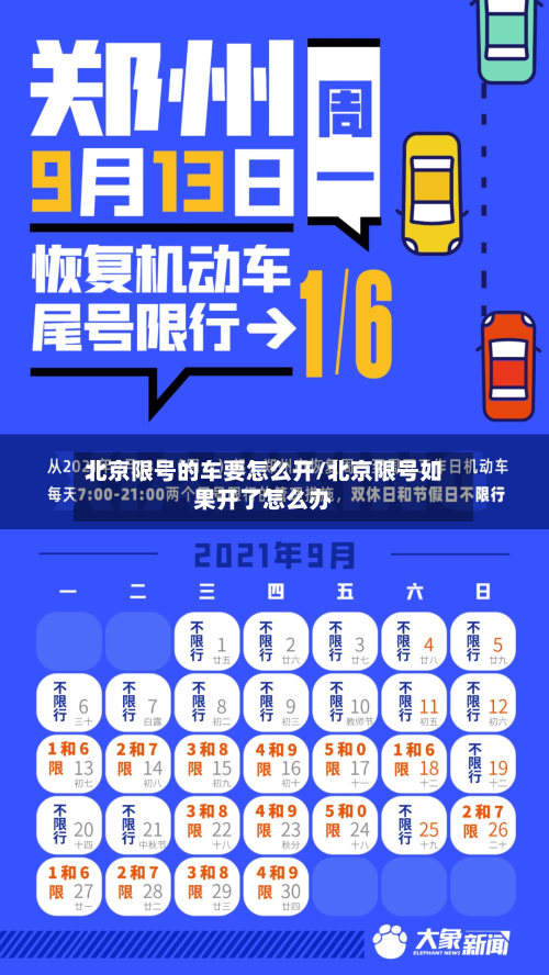 北京限号的车要怎么开/北京限号如果开了怎么办-第3张图片