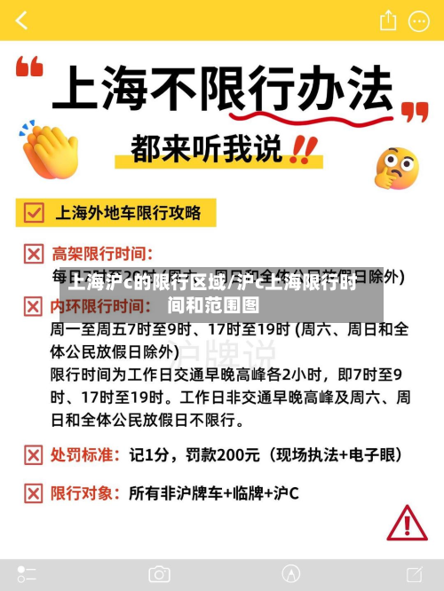 上海沪c的限行区域/沪c上海限行时间和范围图-第1张图片