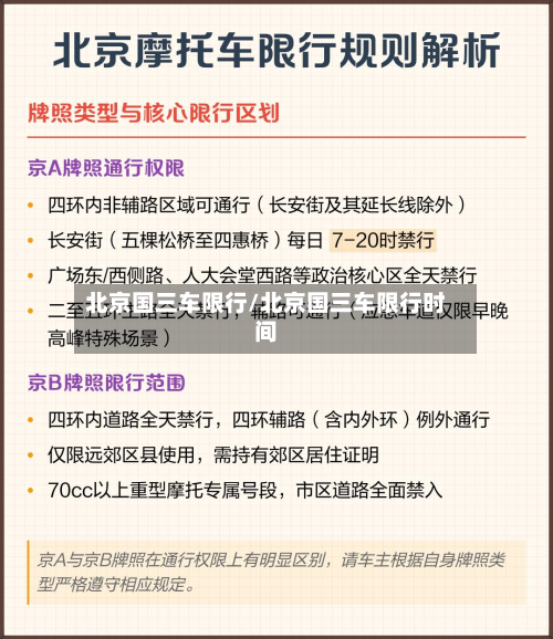 北京国三车限行/北京国三车限行时间-第1张图片