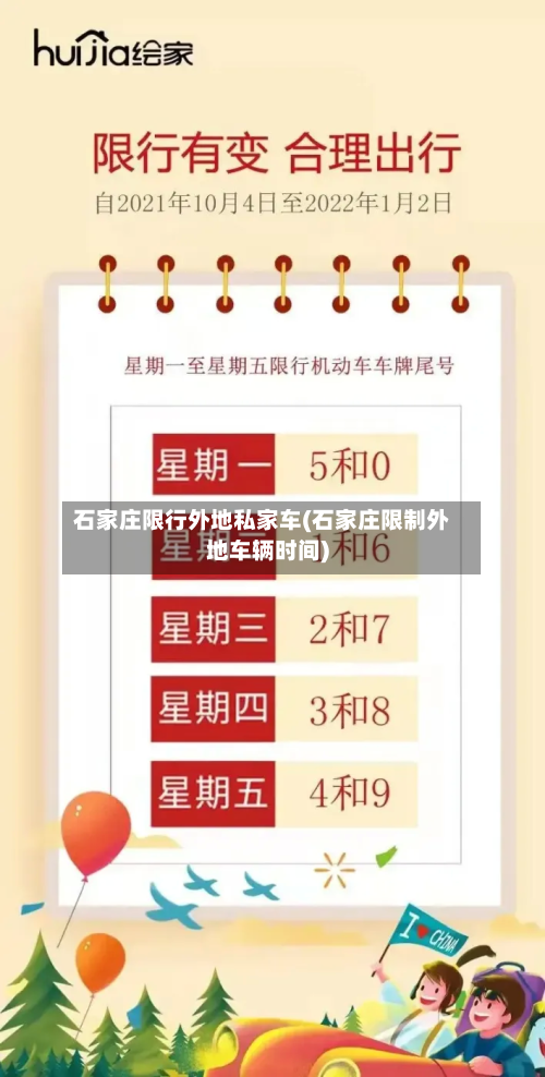 石家庄限行外地私家车(石家庄限制外地车辆时间)