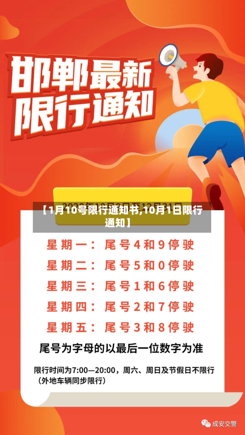 【1月10号限行通知书,10月1日限行通知】-第1张图片