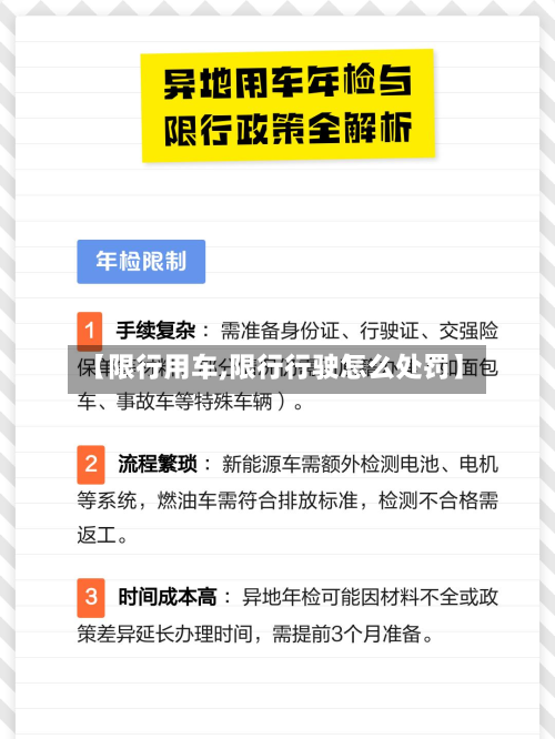 【限行用车,限行行驶怎么处罚】-第1张图片
