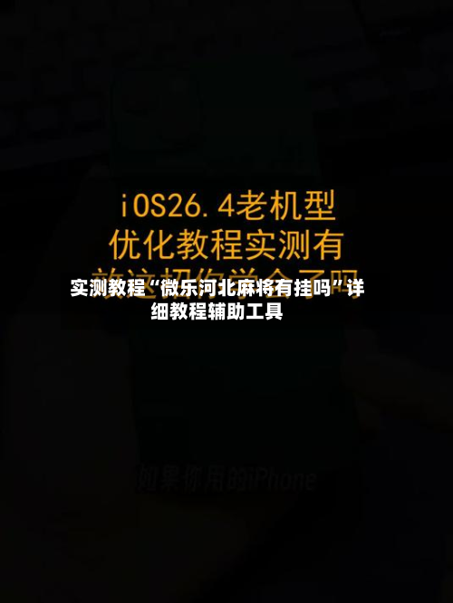 实测教程“微乐河北麻将有挂吗”详细教程辅助工具-第3张图片