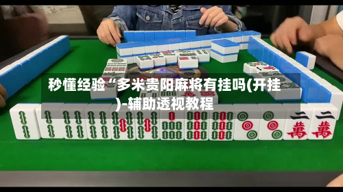 秒懂经验“多米贵阳麻将有挂吗(开挂)-辅助透视教程-第1张图片
