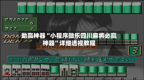助赢神器“小程序微乐四川麻将必赢神器”详细透视教程-第3张图片