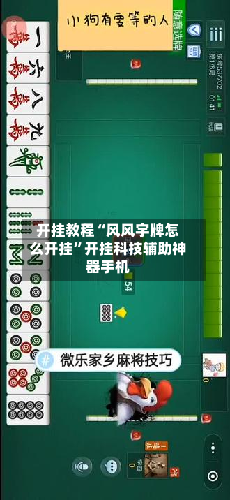 开挂教程“风风字牌怎么开挂”开挂科技辅助神器手机-第3张图片