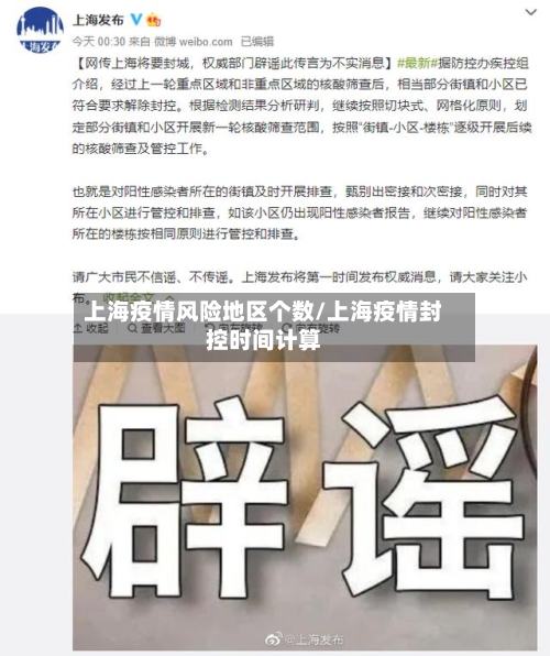 上海疫情风险地区个数/上海疫情封控时间计算-第1张图片