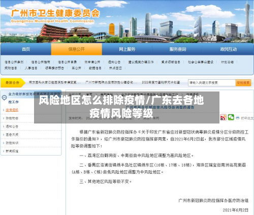 风险地区怎么排除疫情/广东去各地疫情风险等级-第1张图片