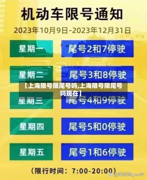 【上海限号限尾号吗,上海限号限尾号吗现在】-第1张图片