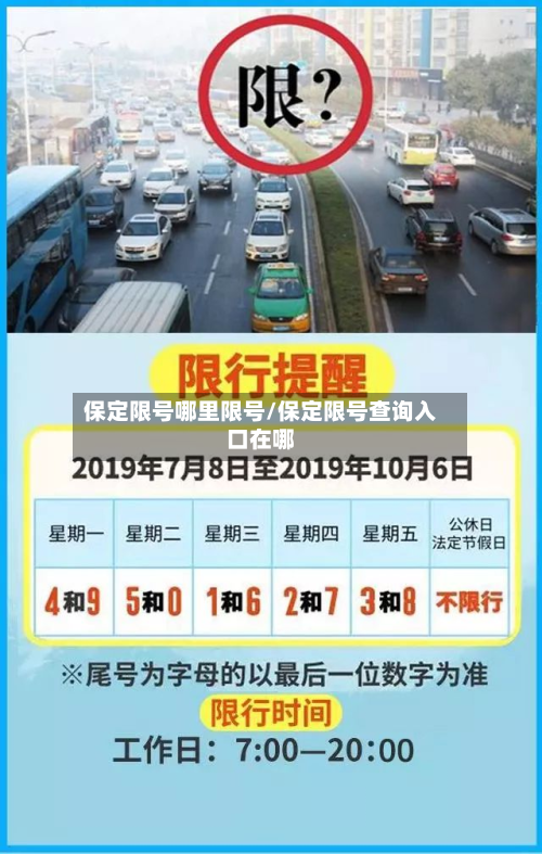 保定限号哪里限号/保定限号查询入口在哪-第2张图片