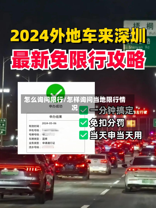 怎么询问限行/怎样询问当地限行情况-第2张图片