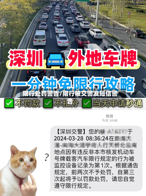 限行处罚警告/限行被交警发短信警告