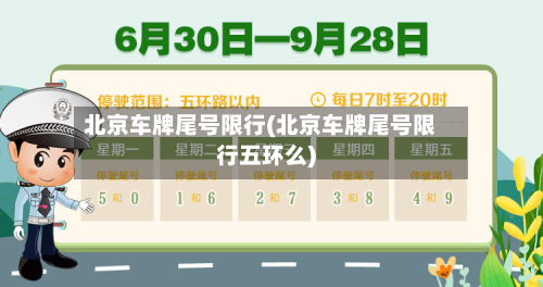 北京车牌尾号限行(北京车牌尾号限行五环么)-第2张图片