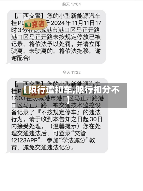 【限行遭扣车,限行扣分不】-第2张图片