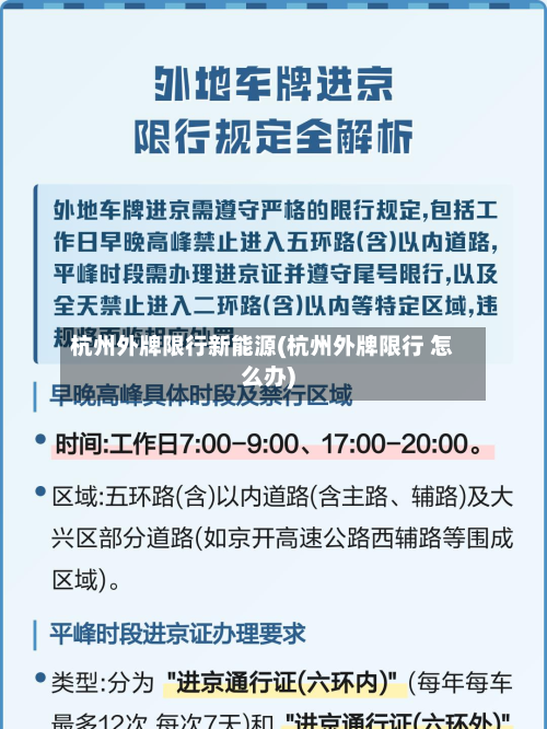 杭州外牌限行新能源(杭州外牌限行 怎么办)