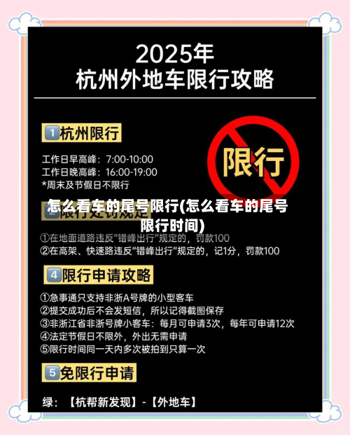 怎么看车的尾号限行(怎么看车的尾号限行时间)-第3张图片