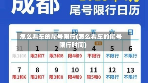 怎么看车的尾号限行(怎么看车的尾号限行时间)-第2张图片