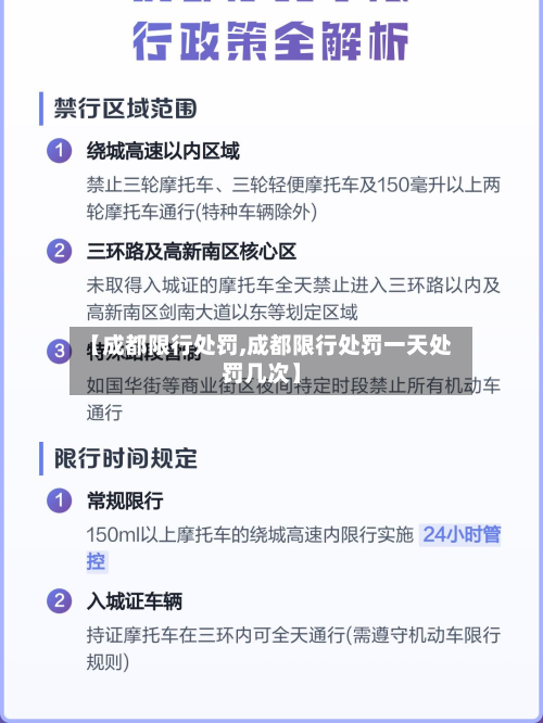 【成都限行处罚,成都限行处罚一天处罚几次】