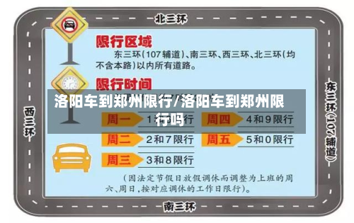 洛阳车到郑州限行/洛阳车到郑州限行吗