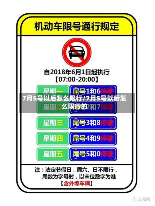 7月5号以后怎么限行/7月5号以后怎么限行的-第2张图片