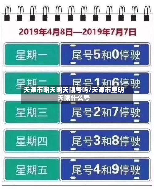 天津市明天明天限号吗/天津市里明天限什么号-第2张图片
