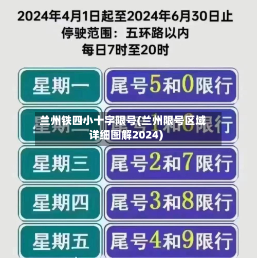 兰州铁四小十字限号(兰州限号区域详细图解2024)