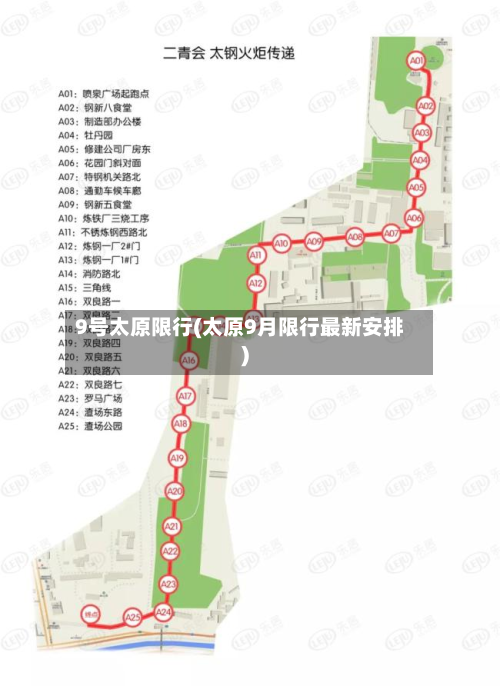 9号太原限行(太原9月限行最新安排)-第2张图片