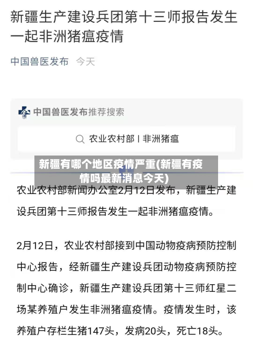 新疆有哪个地区疫情严重(新疆有疫情吗最新消息今天)-第2张图片