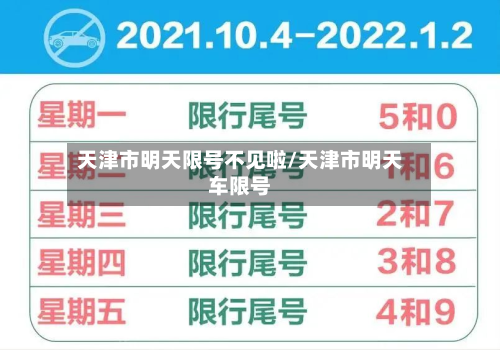 天津市明天限号不见啦/天津市明天车限号-第3张图片