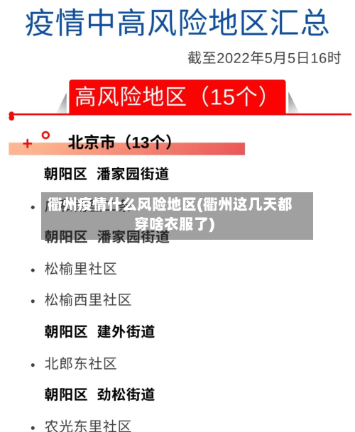 衢州疫情什么风险地区(衢州这几天都穿啥衣服了)-第2张图片