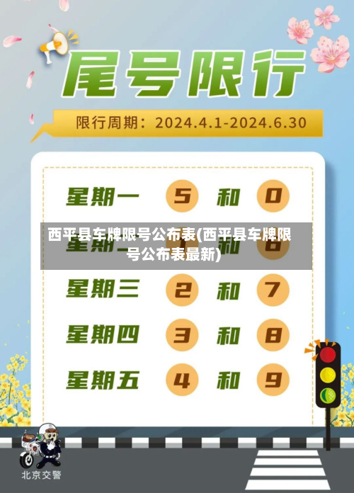 西平县车牌限号公布表(西平县车牌限号公布表最新)-第2张图片