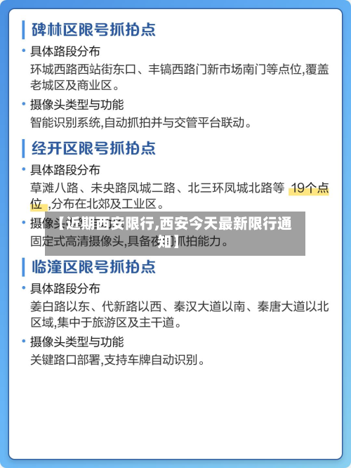 【近期西安限行,西安今天最新限行通知】-第1张图片