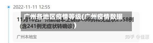 广州各地区疫情等级(广州疫情数据)-第2张图片