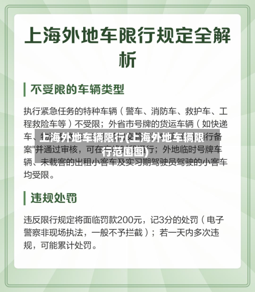 上海外地车辆限行(上海外地车辆限行范围图)-第2张图片