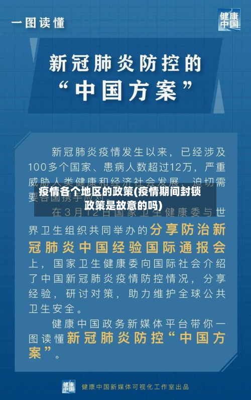 疫情各个地区的政策(疫情期间封锁政策是故意的吗)