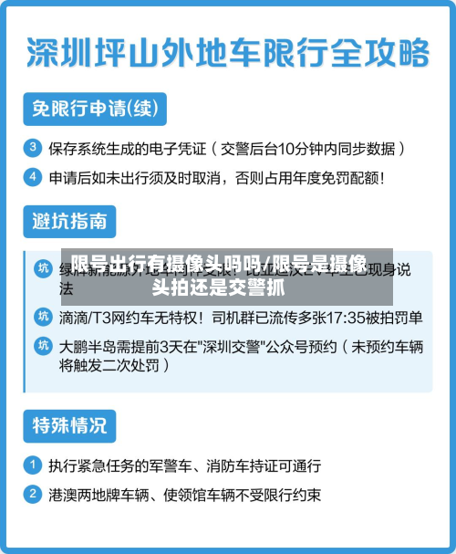 限号出行有摄像头吗吗/限号是摄像头拍还是交警抓