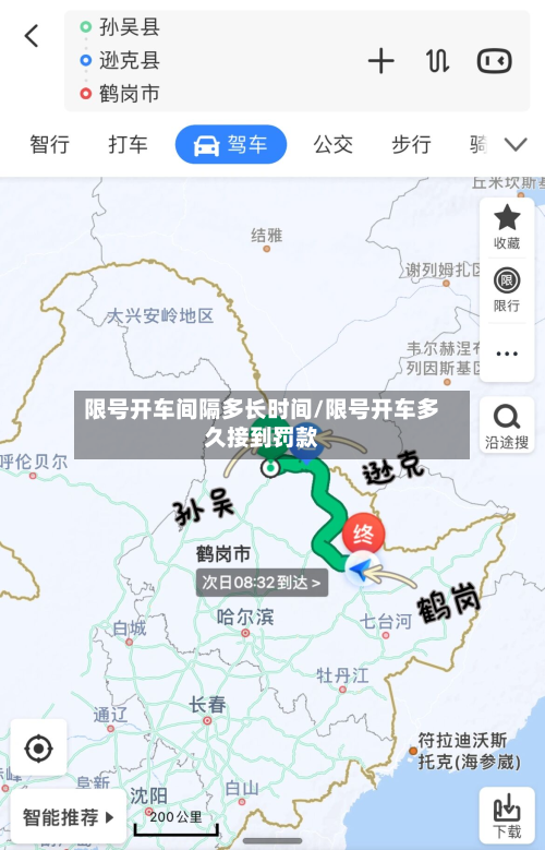 限号开车间隔多长时间/限号开车多久接到罚款-第3张图片