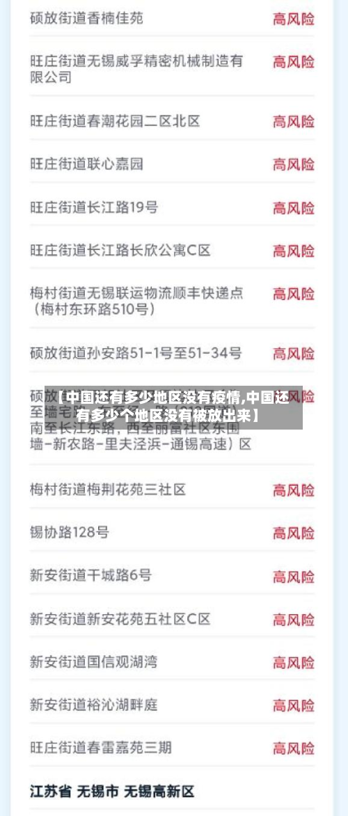 【中国还有多少地区没有疫情,中国还有多少个地区没有被放出来】