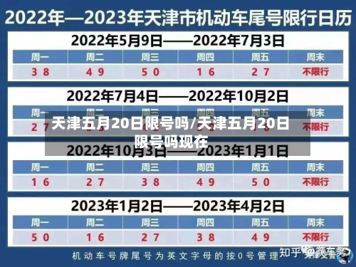天津五月20日限号吗/天津五月20日限号吗现在-第2张图片