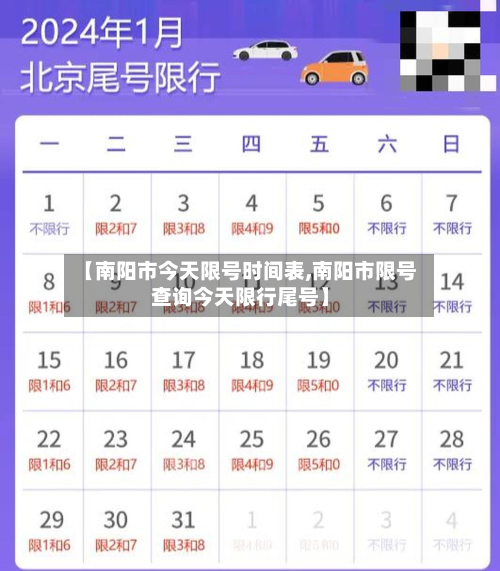 【南阳市今天限号时间表,南阳市限号查询今天限行尾号】-第2张图片