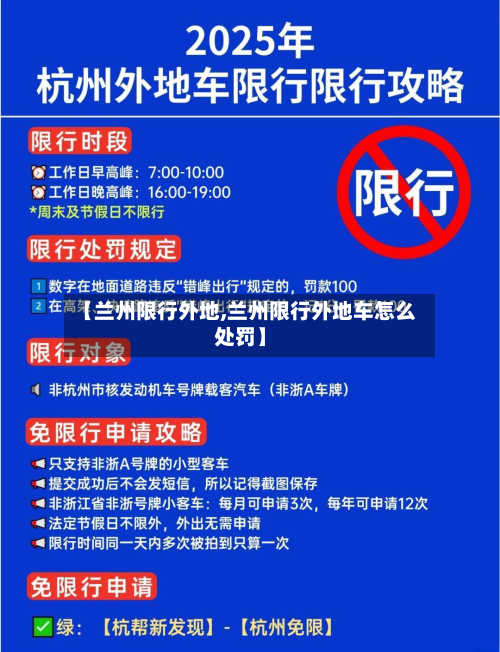 【兰州限行外地,兰州限行外地车怎么处罚】