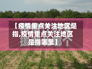 【疫情重点关注地区是指,疫情重点关注地区是指哪里】-第3张图片