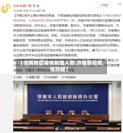 【济南地区疫情新增人数,济南新冠疫情数据】-第2张图片