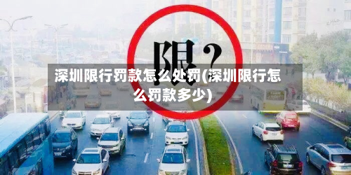 深圳限行罚款怎么处罚(深圳限行怎么罚款多少)-第2张图片