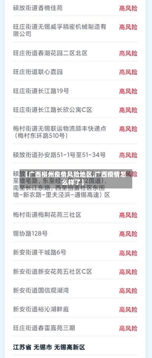 【广西柳州疫情风险地区,广西疫情怎么样了】-第2张图片
