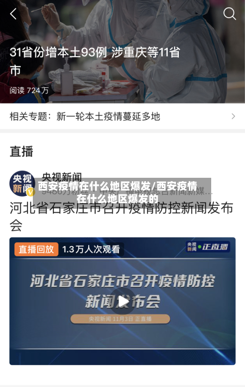 西安疫情在什么地区爆发/西安疫情在什么地区爆发的