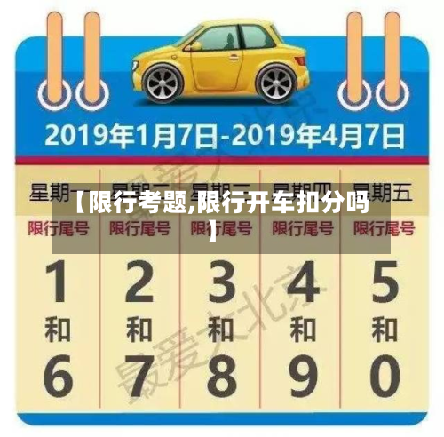 【限行考题,限行开车扣分吗】