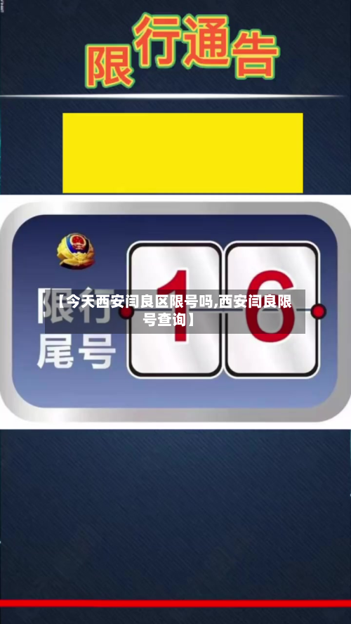 【今天西安闫良区限号吗,西安闫良限号查询】-第3张图片