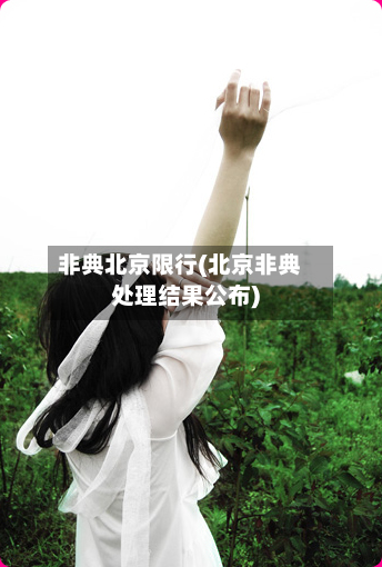 非典北京限行(北京非典处理结果公布)