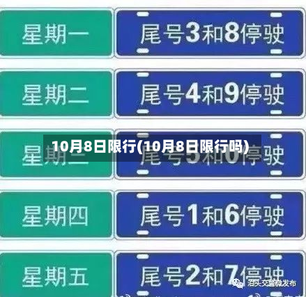 10月8日限行(10月8日限行吗)